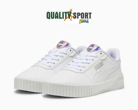 Puma Carina 2 Girlpower Bianco Scarpe Shoes Donna Sportive Sneakers 395095 01