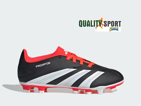 Adidas Predator Club FxG Nero Rosso Bambino Scarpe Shoes Calcio Soccer IG5429