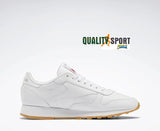 Reebok Classic Leather Bianco Scarpe Uomo Sportive Sneakers 100008491