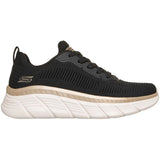 Skechers Bobs Flex Hi Flying Hi Nero Scarpe Shoes Donna Sportive 117385 BKGD