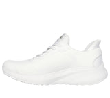 Skechers Slip Ins Bobs Squad Chaos Bianco Scarpe Shoes Donna Sportive 117497 OFWT