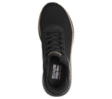 Skechers Slip Ins Bobs Squad Chaos Nero Oro Scarpe Donna Sportive 117497 BKRG