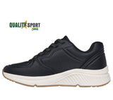 Skechers Bobs Arch Comfort A Bind Nero Scarpe Donna Sportive Sneakers 117560 BLK