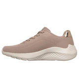 Skechers Bobs Squad Waves Beige Scarpe Donna Sportive Sneakers 117679 TPE