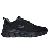 Skechers Bobs B Flex Icy Edge Nero Scarpe Uomo Sportive Sneakers 118109 BBK