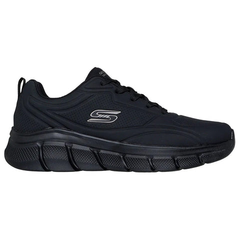 Skechers Bobs Arctic Edge Nero Scarpe Uomo Sportive Running Fitness 118110 BBK