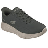 Skechers Slip-Ins Bobs B Flex Verde 118116 OLV Scarpe Uomo Sportive Sneakers