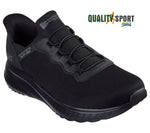 Skechers Slip-ins Bobs Squad Nero Scarpe Shoes Uomo Sportive Sneakers 118300 BBK