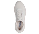 Skechers Slip Ins Solid Step Bianco Scarpe Uomo Sportive Sneakers 118312 OFWT
