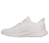Skechers Slip Ins Solid Step Bianco Scarpe Uomo Sportive Sneakers 118312 OFWT