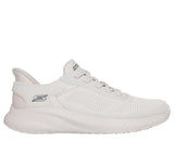 Skechers Slip Ins Solid Step Bianco Scarpe Uomo Sportive Sneakers 118312 OFWT