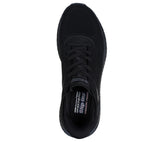 Skechers Slip Ins Solid Step Nero Scarpe Shoes Uomo Sportive Sneakers 118312 BBK