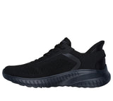 Skechers Slip Ins Solid Step Nero Scarpe Shoes Uomo Sportive Sneakers 118312 BBK