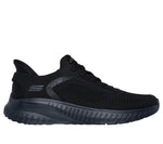 Skechers Slip Ins Solid Step Nero Scarpe Shoes Uomo Sportive Sneakers 118312 BBK