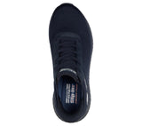 Skechers Slip Ins Solid Step Blu Scarpe Shoes Uomo Sportive Sneakers 118312 DKNV
