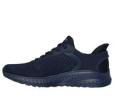 Skechers Slip Ins Solid Step Blu Scarpe Shoes Uomo Sportive Sneakers 118312 DKNV