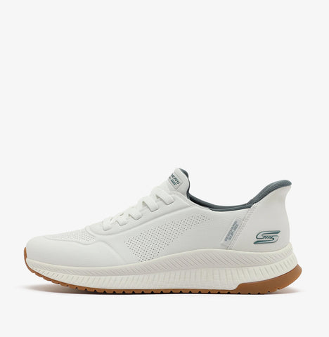 Skechers Slip Ins Direct Step Bianco Scarpe Shoes Uomo Sportive Sneakers 118424 WHT