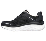 Skechers D'Lux Walker Nero Rosa Scarpe Donna Sportive Sneakers 149023 BKPK