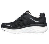 Skechers D'Lux Walker Nero Rosa Scarpe Donna Sportive Sneakers 149023 BKPK