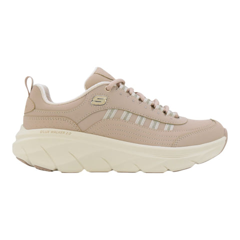 Skechers D'Lux Walker Golden Beige Scarpe Donna Sportive Sneakers 150106 TPGD