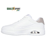 Skechers Uno Court Fast Break Scarpe Shoes Donna Sportive Sneakers 177005 WHT