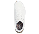Skechers Uno Jungle Nite Bianco Leopard Scarpe Donna Sportive Sneakers 177093 WHLD