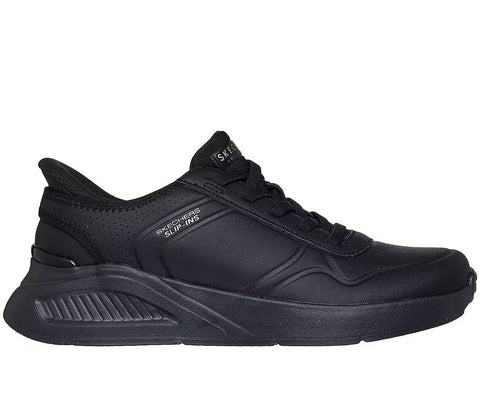 Skechers Slip-Ins Uno Lite Nero Scarpe Donna Sportive Sneakers 177394 BBK