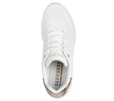 Skechers Uno Wedge Bianco Oro Scarpe Shoes Donna Sportive Sneakers 177520 WHT