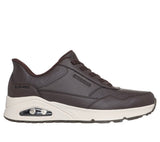 Skechers Slip-Ins Uno Marrone 183023 CHOC Scarpe Uomo Sportive Sneakers