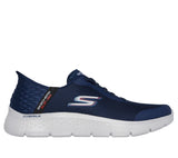 Skechers Slip Ins Go Walk Flex Blu Scarpe Uomo Sportive Sneakers 216324 NVY