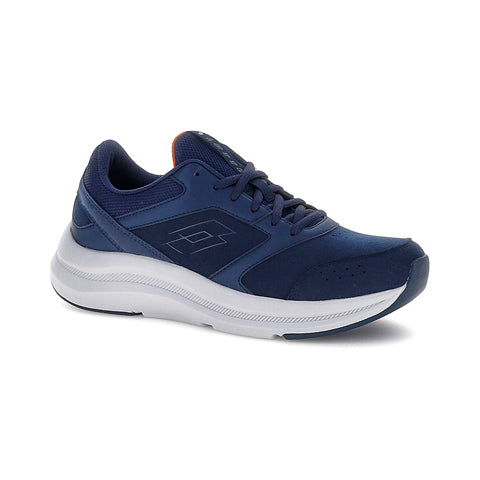 Lotto Run 81 AMF Blu Nabuk Scarpe Uomo Running Palestra Fitness 222865 06R