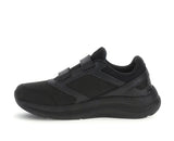 Lotto Run 81 AMF S Nero Nabuk Velcro Scarpe Uomo Running Palestra 222866 21V