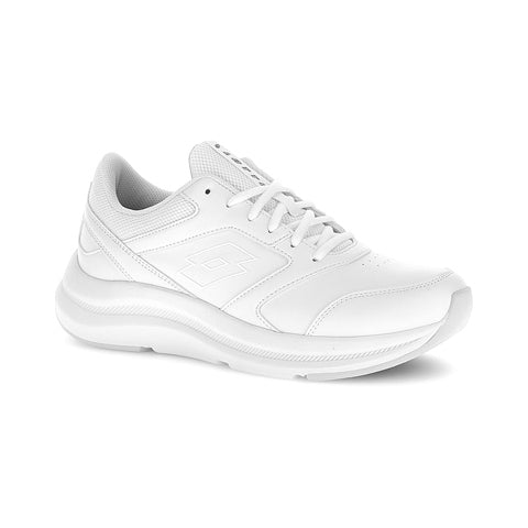 Lotto Run 89 AMF Bianco Ecopelle Scarpe Uomo Running Palestra Fitness 222867 010