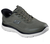 Skechers Summits Leyter Verde Scarpe Uomo Sportive Sneakers 233047 OLBK