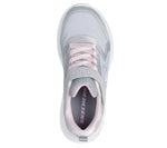 Skechers Wave 92 Grigio Rosa Scarpe Bambina Sportive Sneakers 303557L LTGY