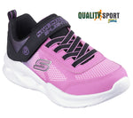 Skechers S Lights Sola Glow Rosa Scarpe Bambina Sportive Sneakers 303714L BKHP