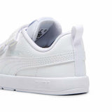 Puma Courtflex V3 Bianco Scarpe Infant Bambino Sportive Sneakers 310252 02