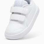 Puma Courtflex V3 Bianco Scarpe Infant Bambino Sportive Sneakers 310252 02