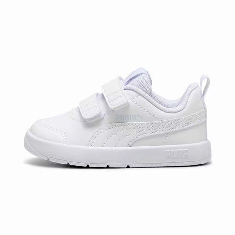 Puma Courtflex V3 Bianco Scarpe Infant Bambino Sportive Sneakers 310252 02