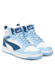 Puma Rebound V6 Mid Celeste Scarpe Ragazzo Sportive Sneakers 393831 32