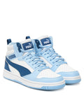 Puma Rebound V6 Mid Celeste Scarpe Ragazzo Sportive Sneakers 393831 32