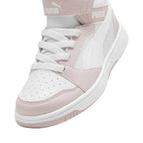 Puma Rebound Mid Rosa Bianco Scarpe Bambina Sportive Sneakers 393832 20