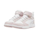 Puma Rebound Mid Rosa Bianco Scarpe Bambina Sportive Sneakers 393832 20