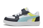 Puma Caven 2 Block Bianco Blu Scarpe Bambino Sportive Sneakers 394462 12