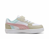 Puma Caven 2 Block Bianco Beige Scarpe Bambina Sportive Sneakers 394462 19