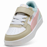 Puma Caven 2 Block Bianco Beige Scarpe Bambina Sportive Sneakers 394462 19