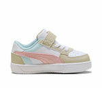 Puma Caven Block Bianco Rosa Scarpe Infant Bambina Sportive Sneakers 394463 19