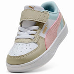 Puma Caven Block Bianco Rosa Scarpe Infant Bambina Sportive Sneakers 394463 19