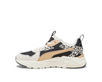 Puma Trinity Lite Animal Bianco Nero Scarpe Donna Sportive Sneakers 394765 01