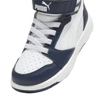 Puma Rebound Mid Blu Bianco Scarpe Infant Bambino Sportive Sneakers 396542 17